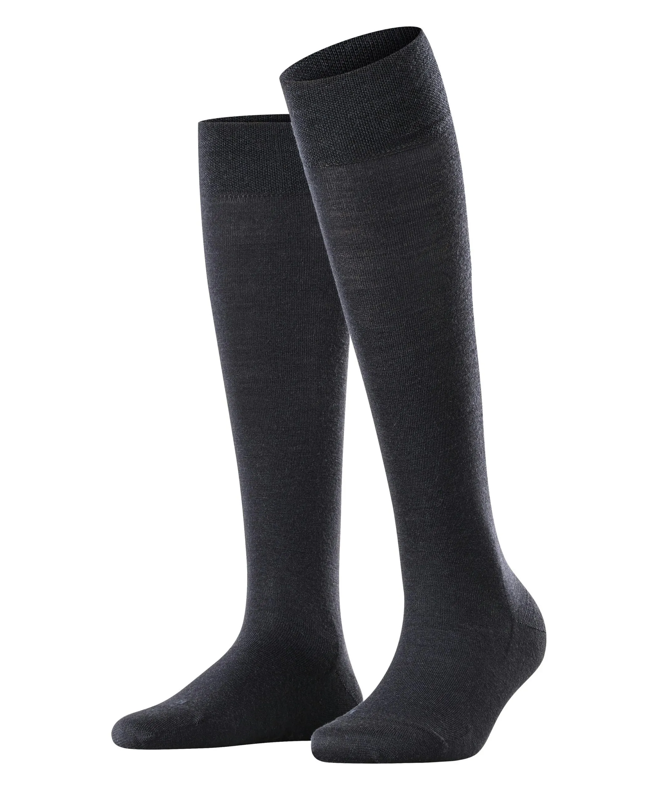 FALKE Dames Kniekous Berlin Sensitive Dark Navy