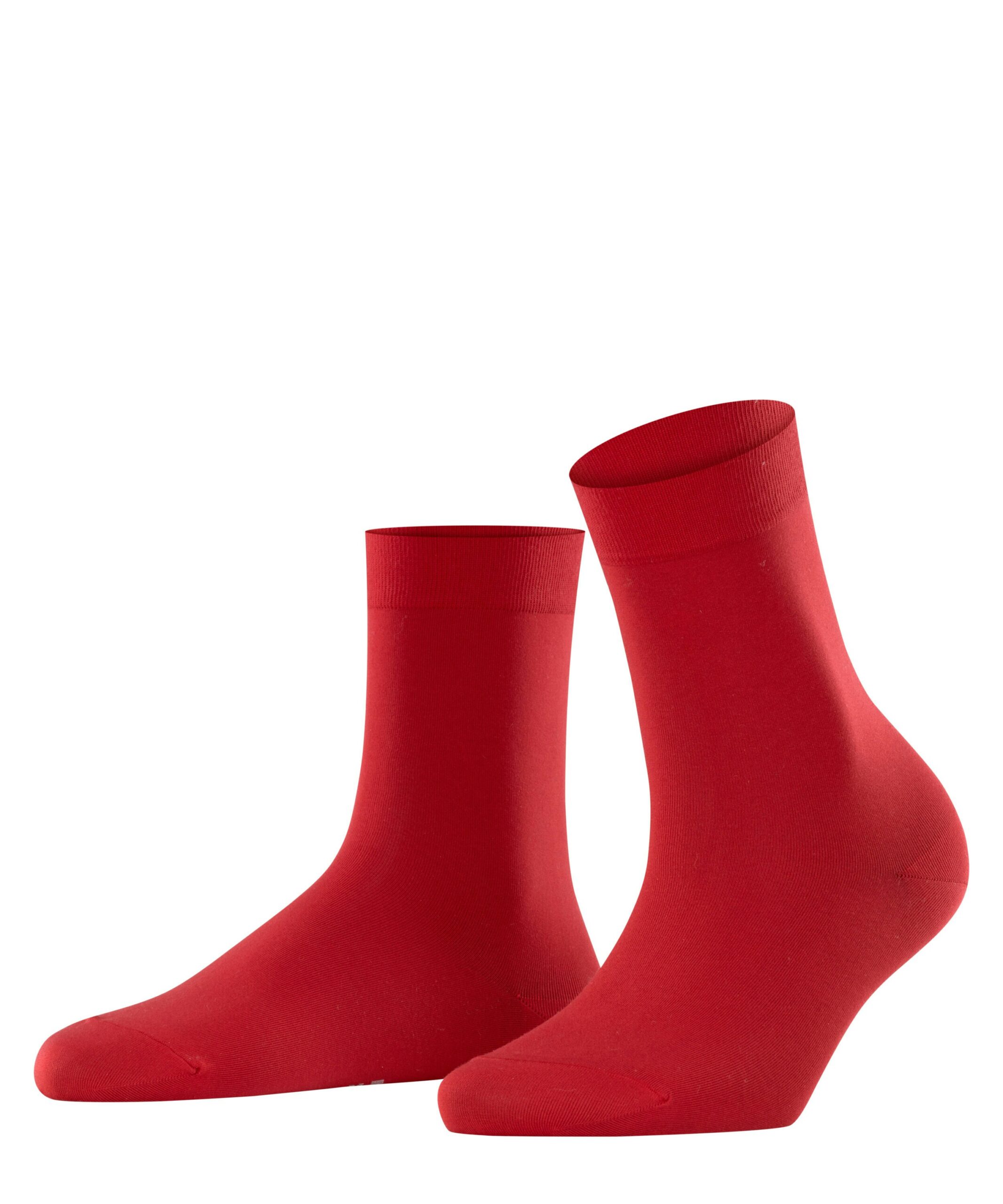 FALKE Damessokken Cotton Touch Rood