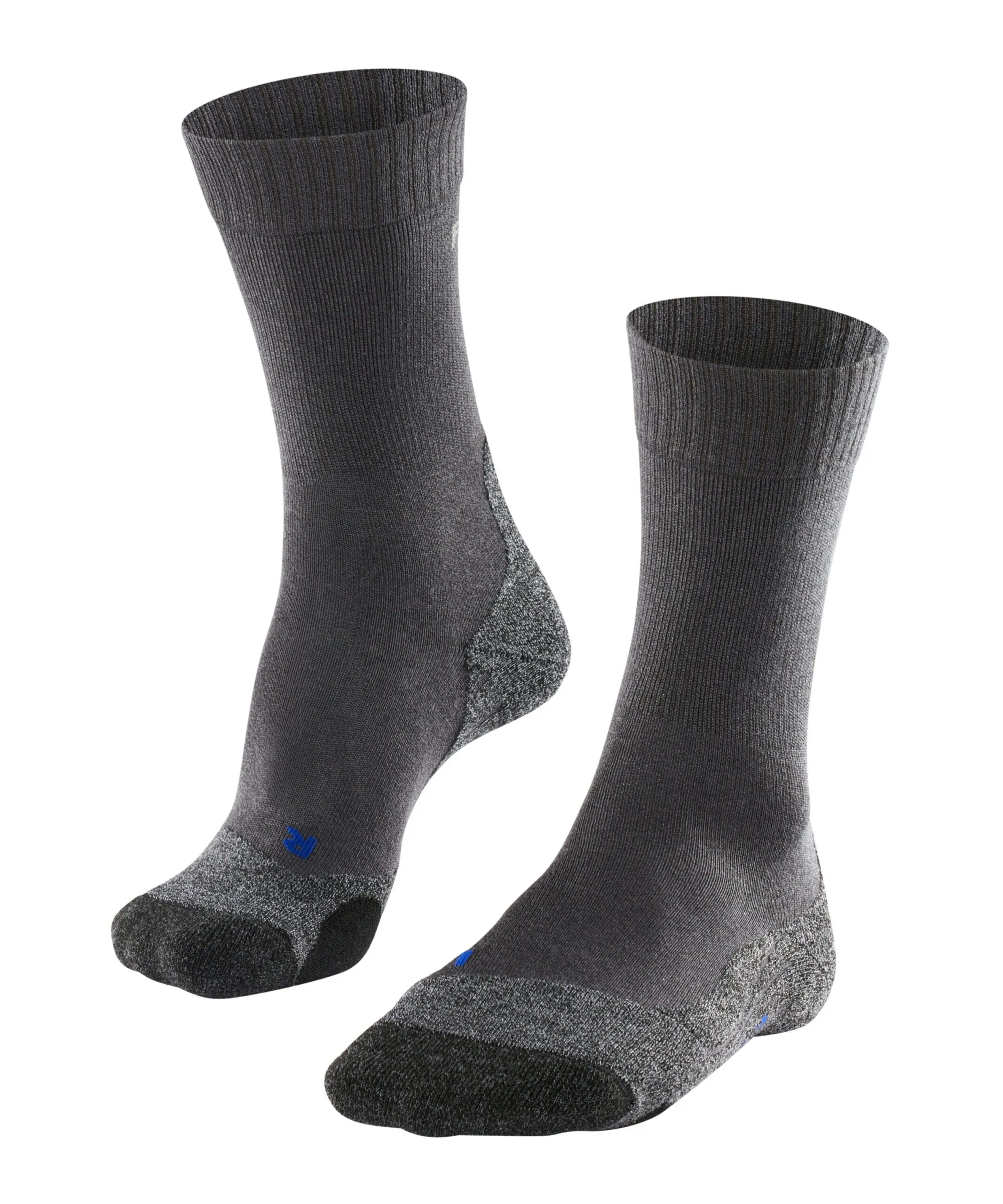 FALKE Dames Wandelsokken TK2 Cool Asphalt Melange