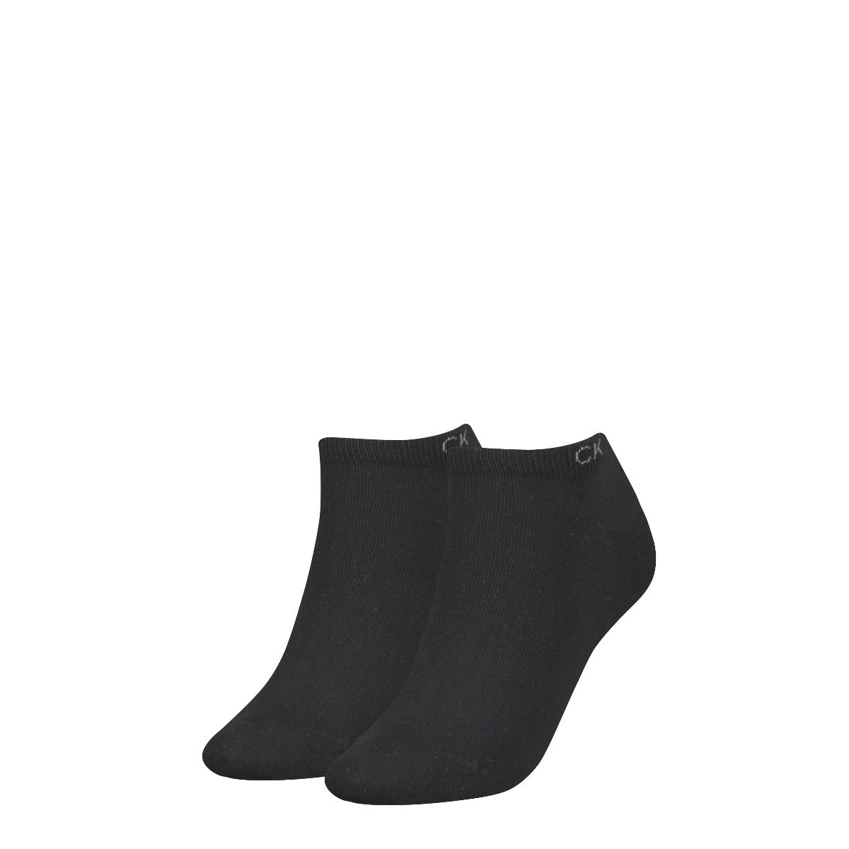Calvin Klein Sneakersokken Dames 2-Pack Zwart