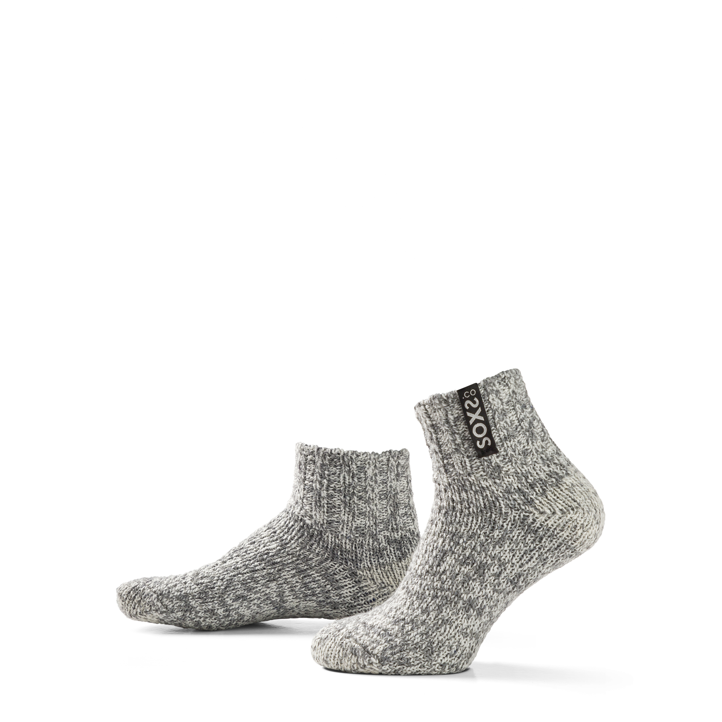 SOXS Damessokken Jet Black Low Grey