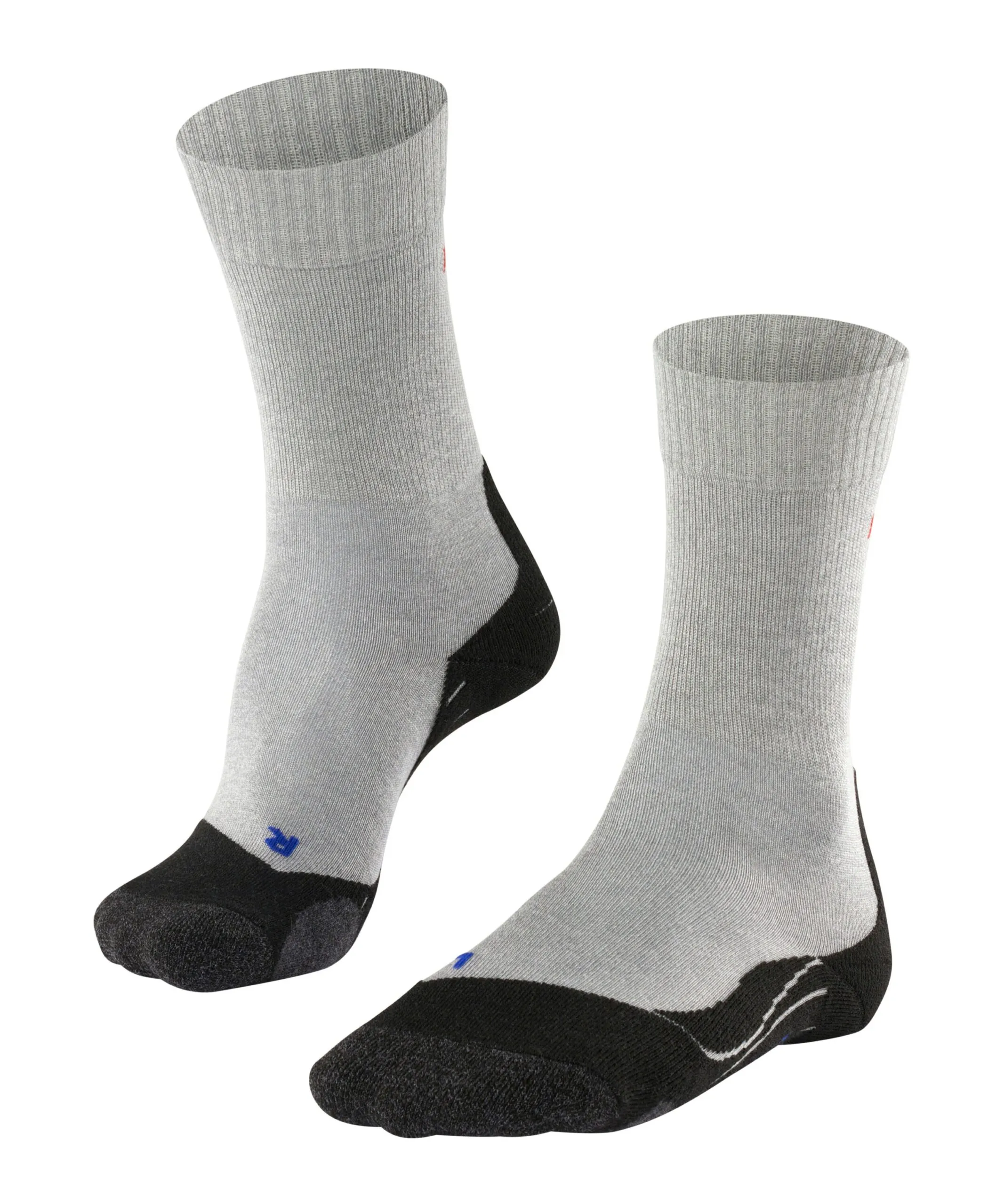 FALKE Dames Wandelsokken TK2 Cool Light Grey