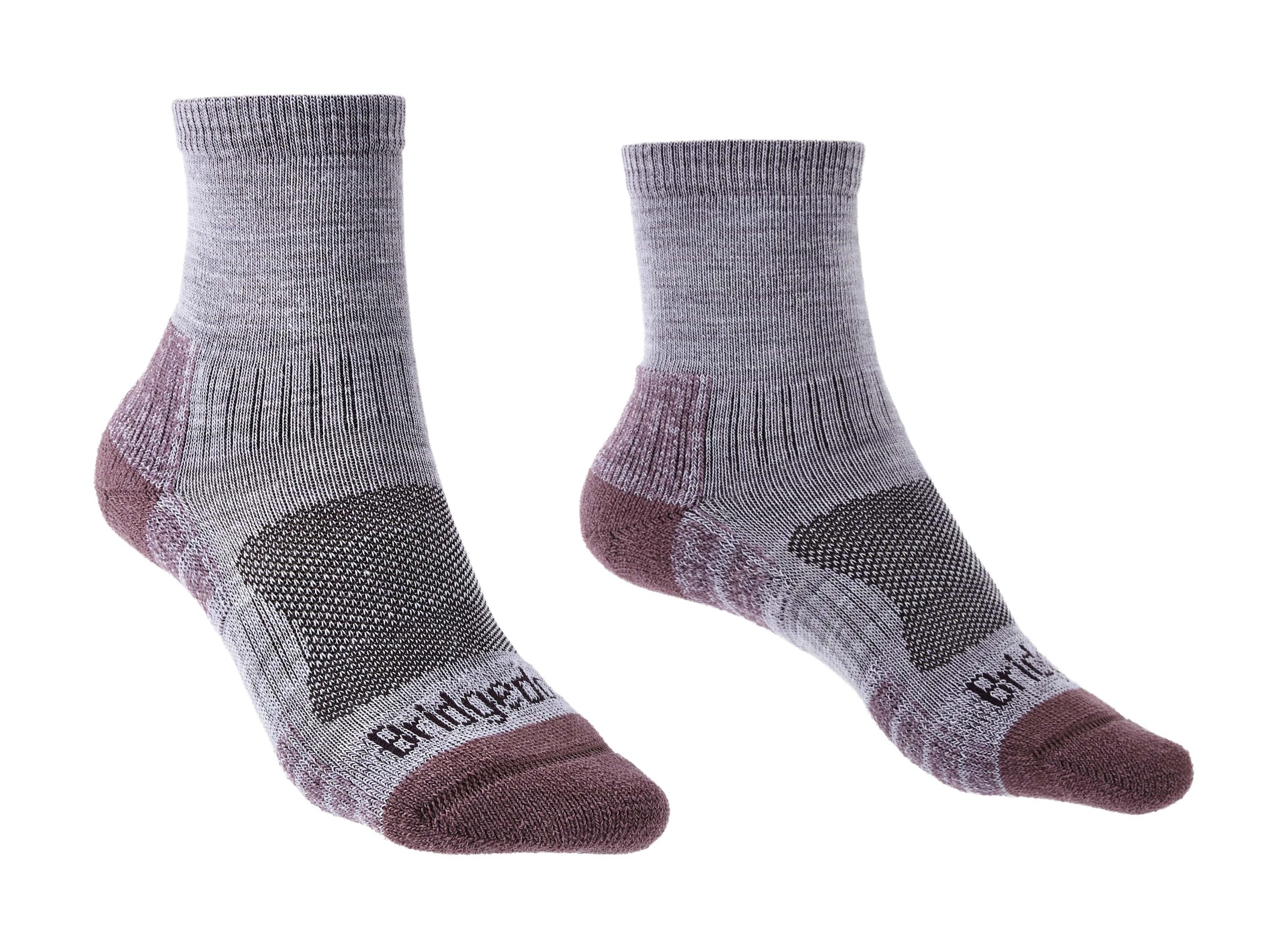 Bridgedale Dames Wandelsokken Quarter Lightweight Paars