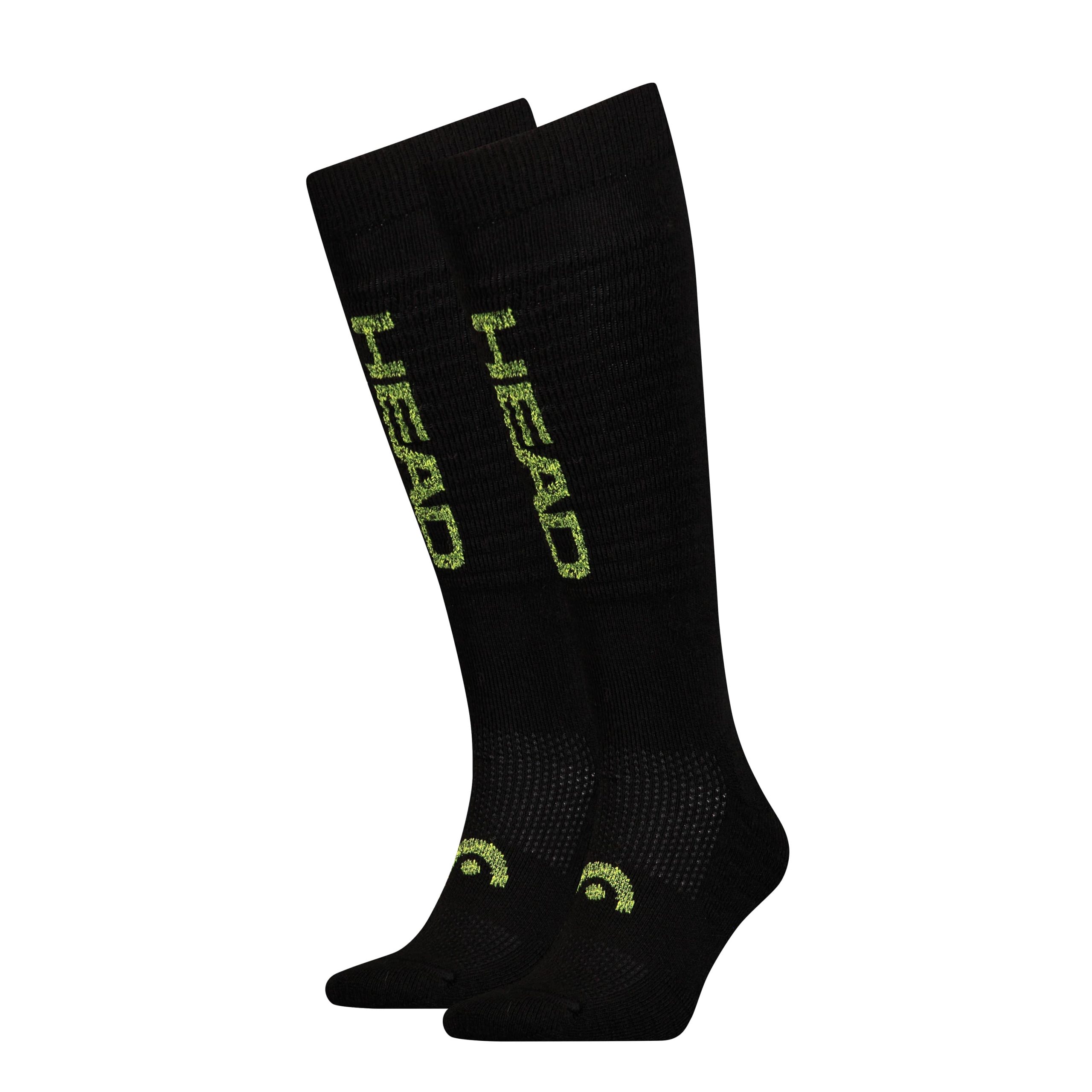 HEAD Skisokken Unisex Beginner Logo 2-Pack Black Combo
