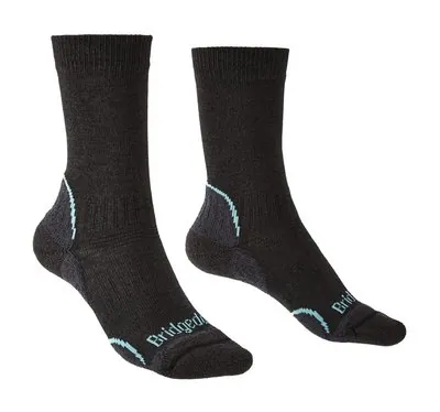 Bridgedale Dames Wandelsokken Coolmax Lightweight T2 Zwart