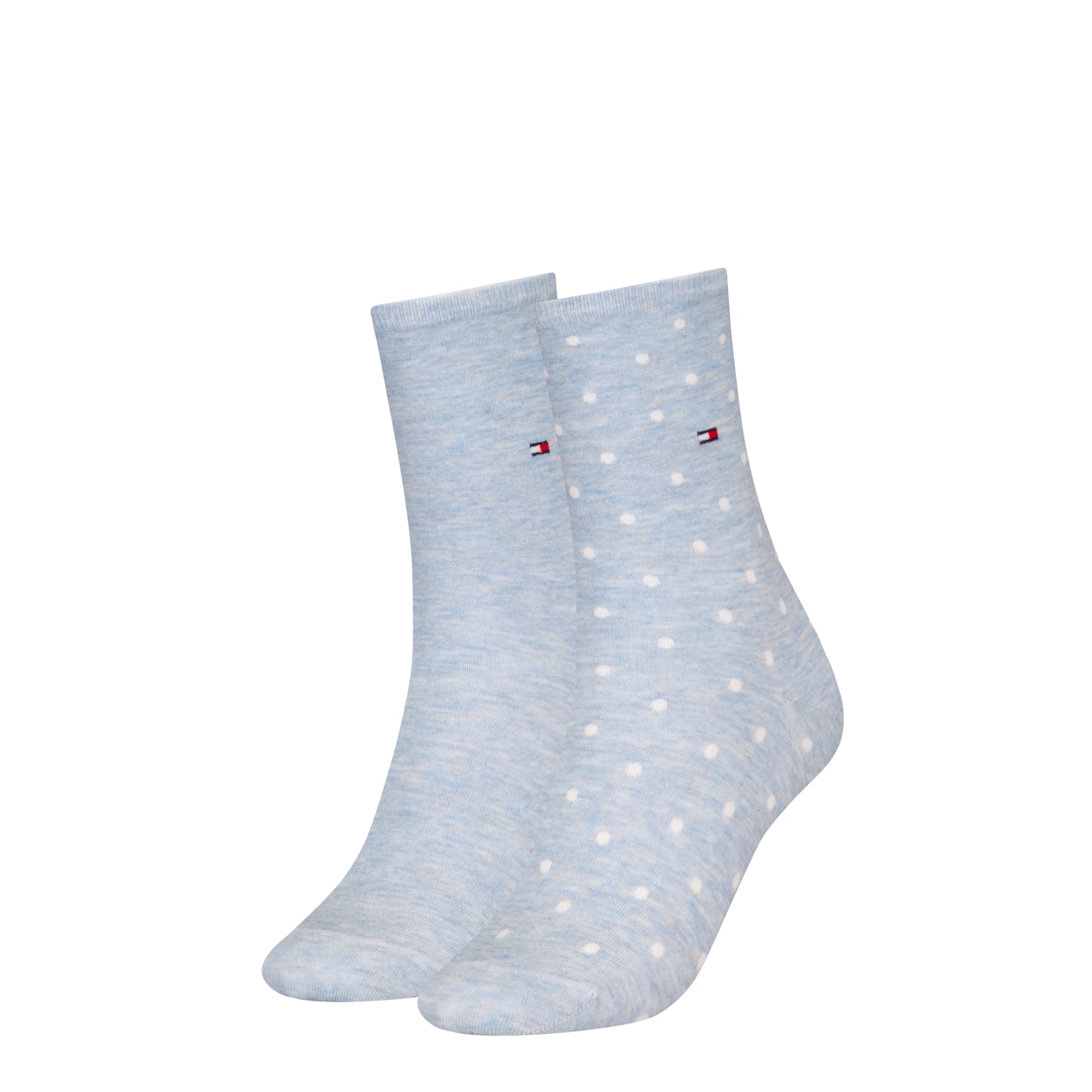 Tommy Hilfiger Damessokken Dots 2-Pack Light Blue