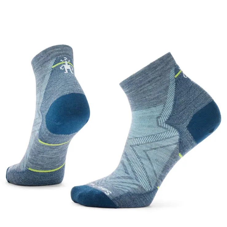 Smartwool Dames Quarter Hardloopsokken Zero Cushion Pewter Blue
