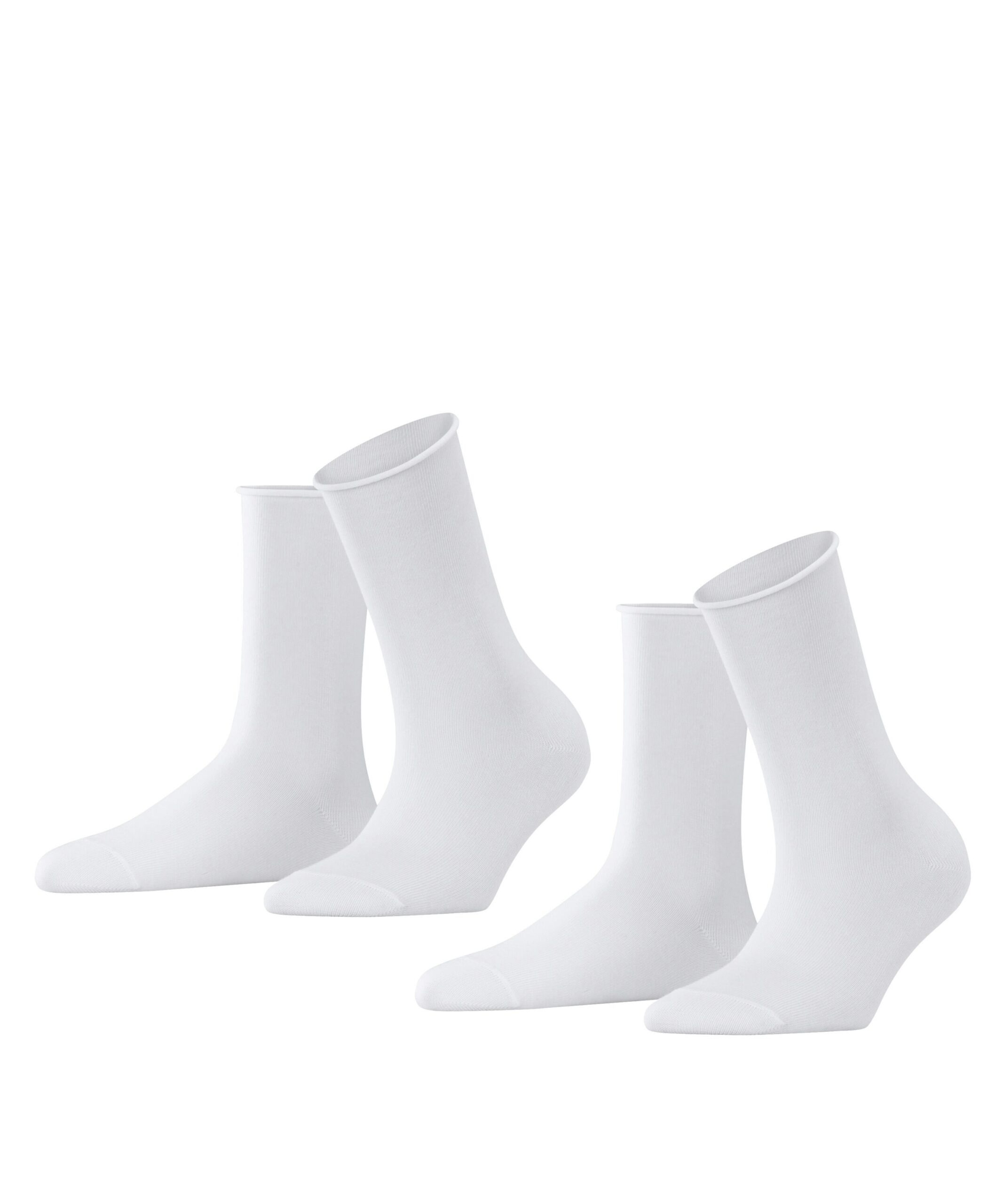 FALKE Damessokken Happy 2-Pack Wit