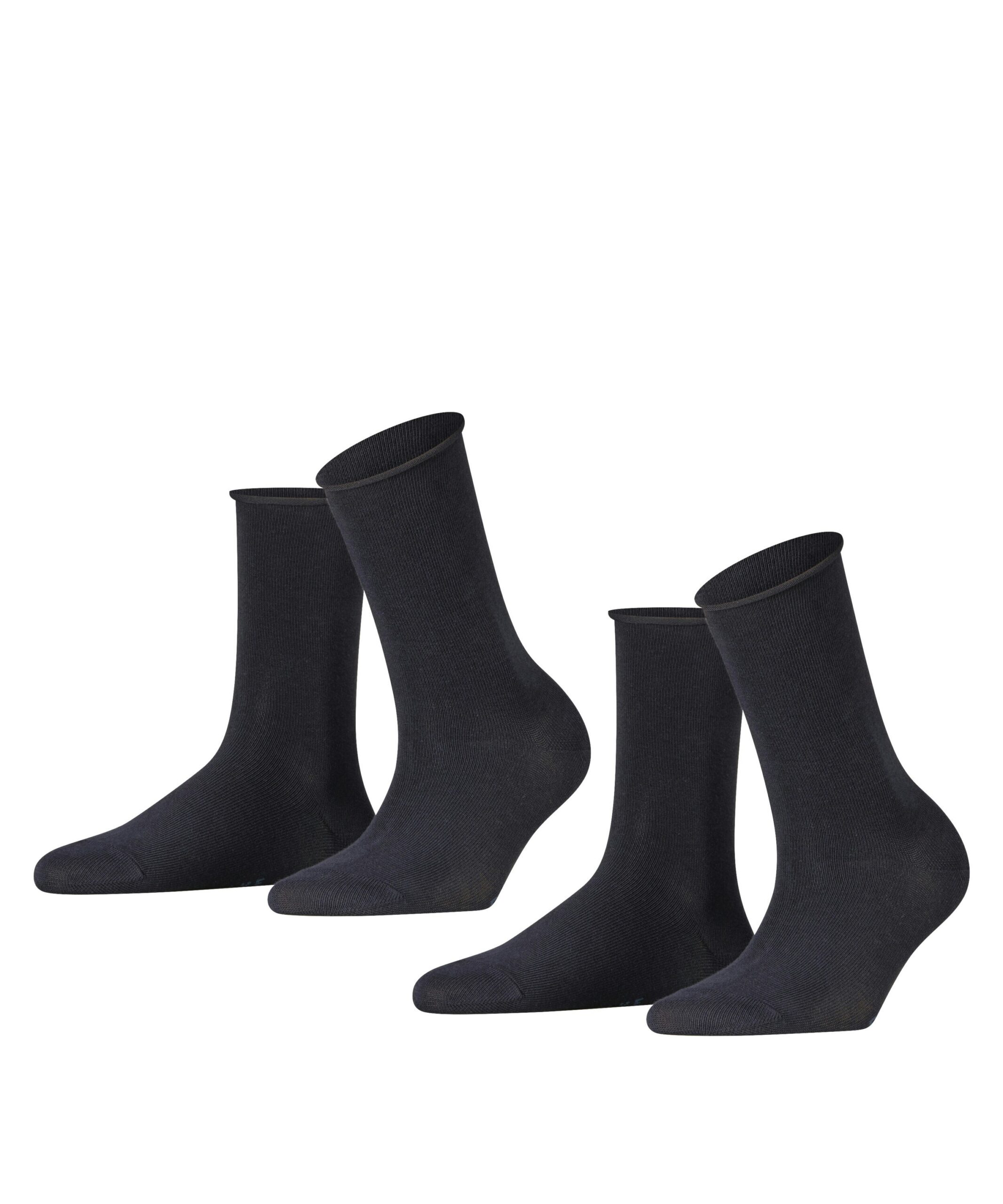 FALKE Damessokken Happy 2-Pack Dark Navy