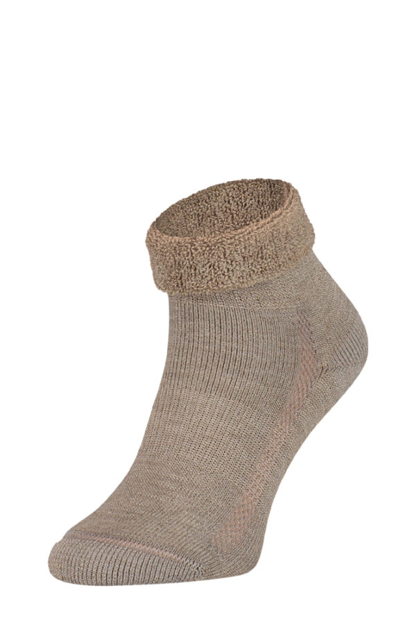 Soga by Eureka Unisex Merinowollen Bedsokken Beige