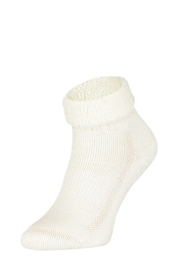 Soga by Eureka Unisex Merinowollen Bedsokken Wit