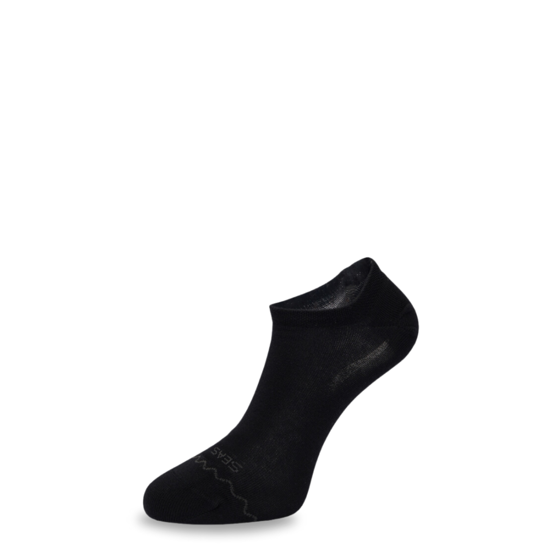 Seas Socks Unisex Sneakersokken Nace Zwart
