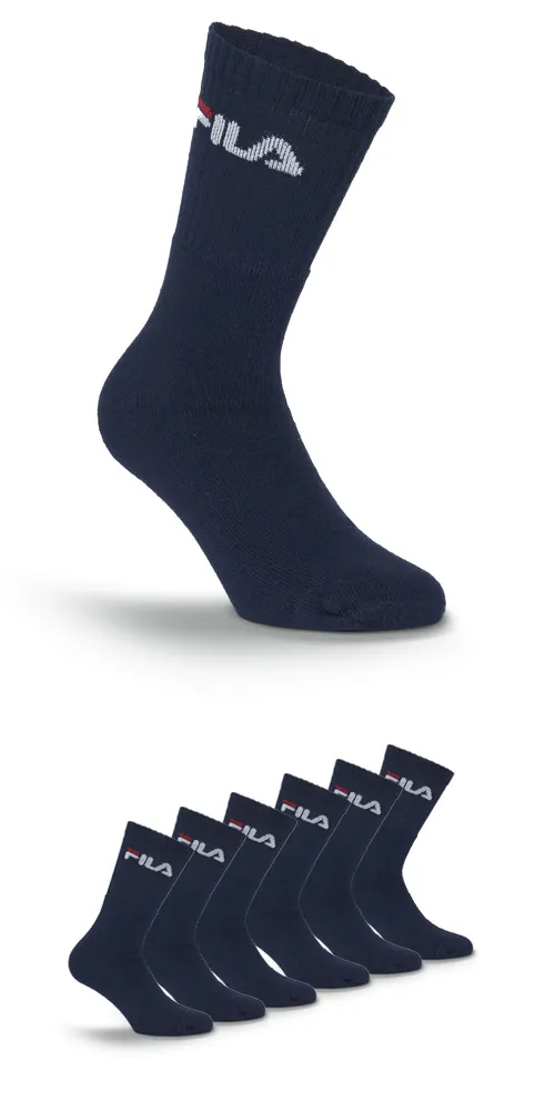 FILA Unisex Sportsokken 3-Pack Dark Navy