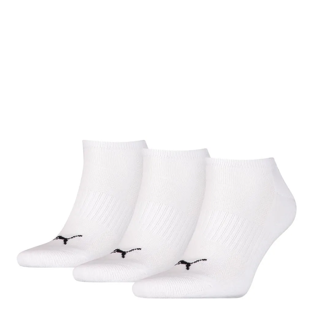PUMA Cushioned Sneakersokken Unisex 3-Pack Wit