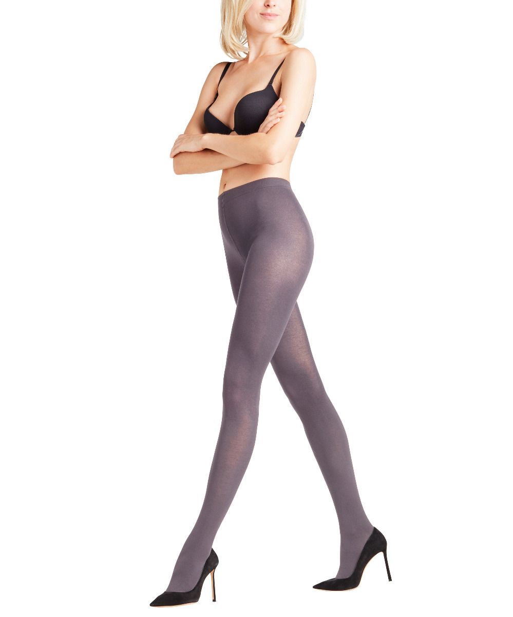 FALKE Panty Cotton Touch Antraciet