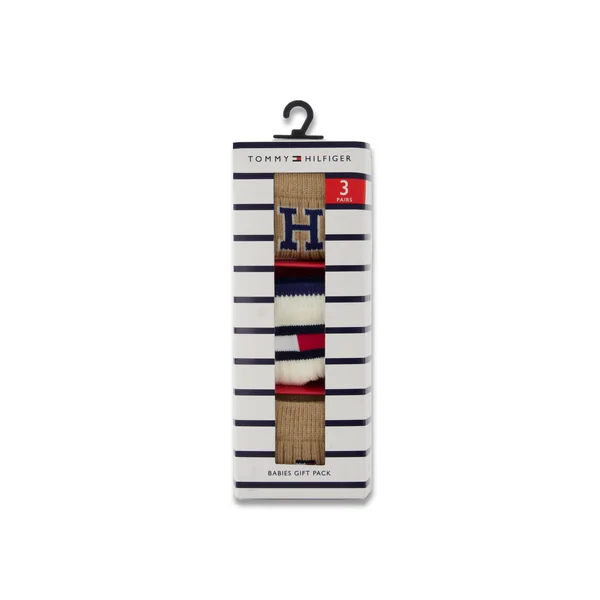 Tommy Hilfiger Giftset Babysokken Classic Khaki
