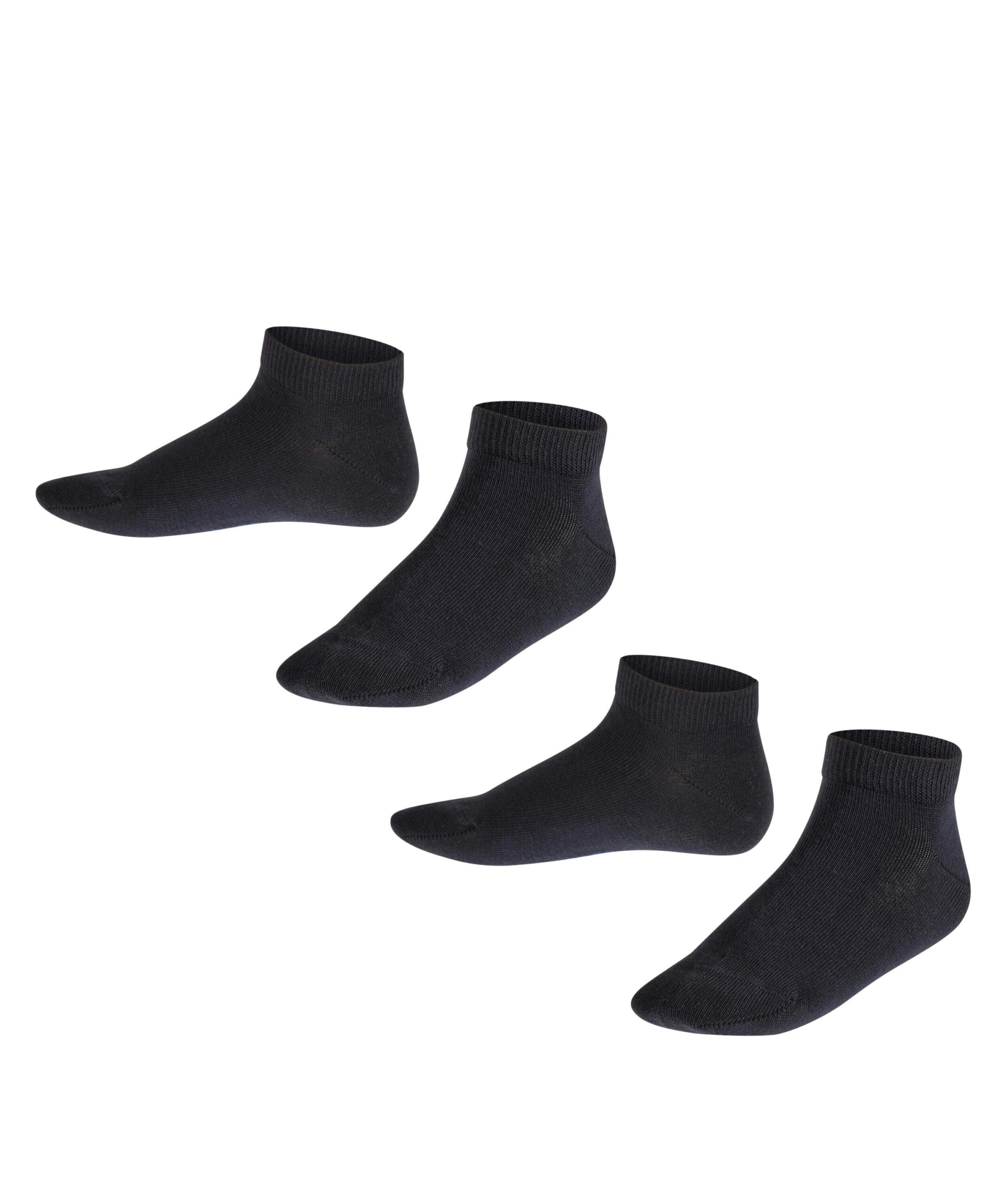 FALKE Kinder Sneakersokken Happy 2-Pack Donkerblauw
