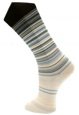 Effio Warming Stripes Damessokken CO2 uitstoot