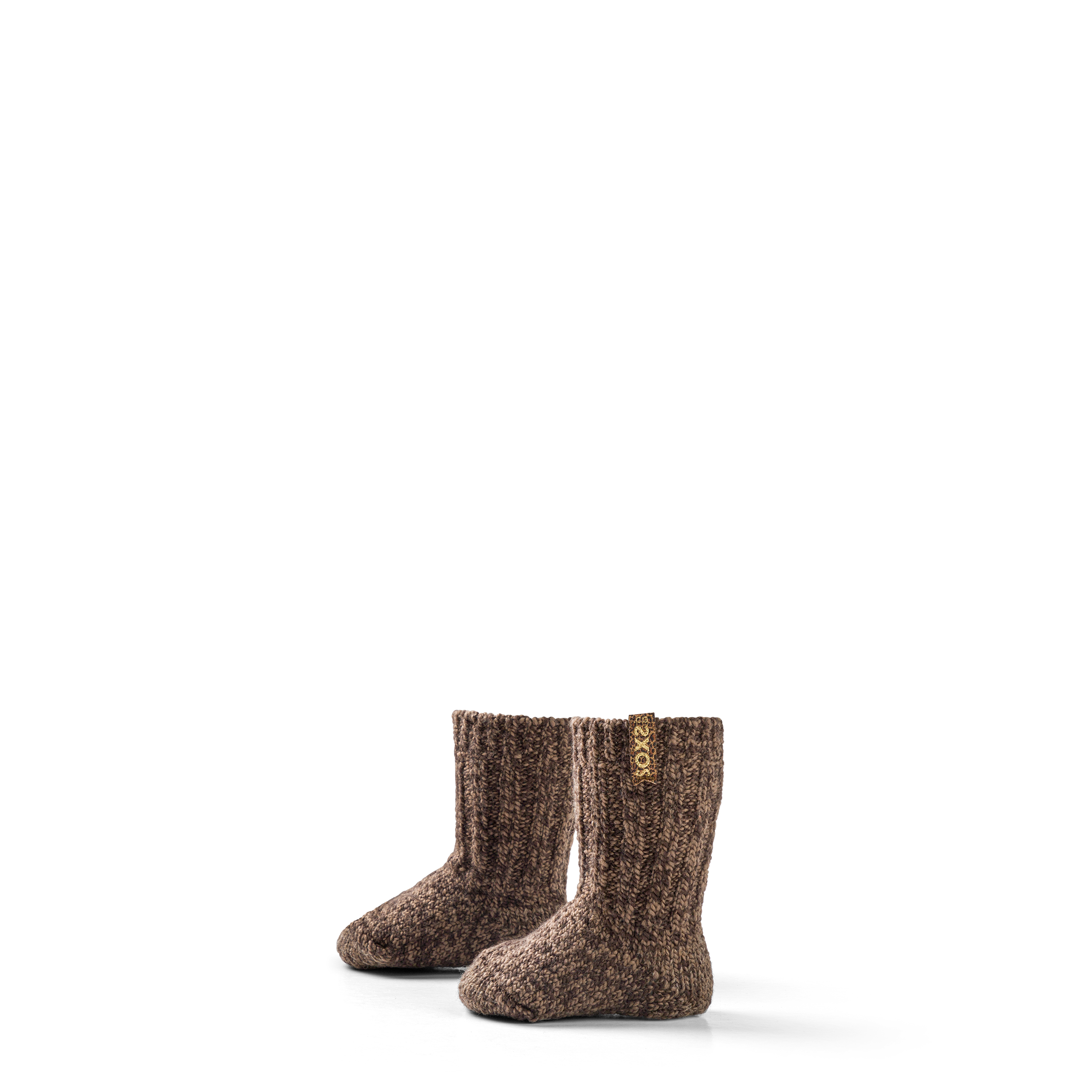 SOXS Babysokken Antislip Lovely Panther High Brown