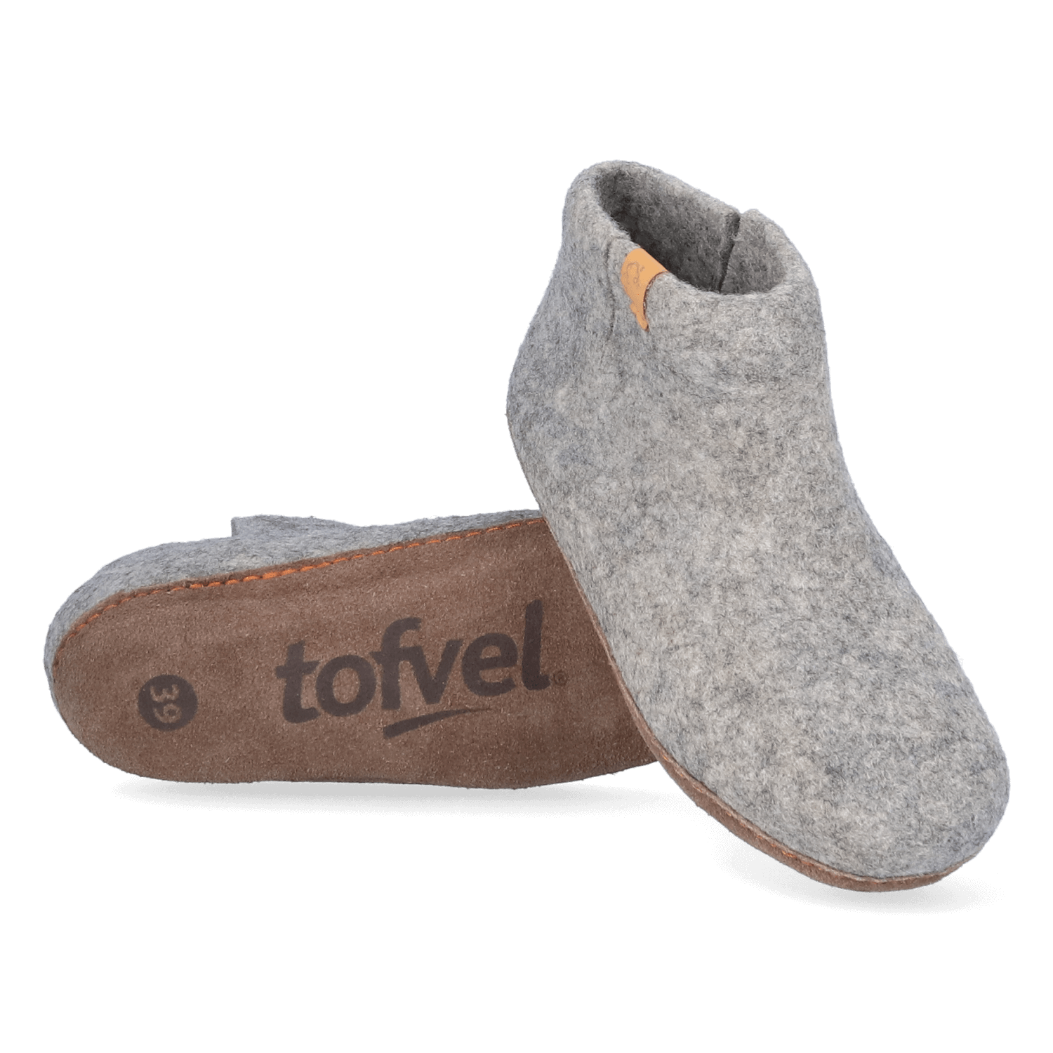 Tofvel Unisex Huissloffen Mula Marbled Light Grey