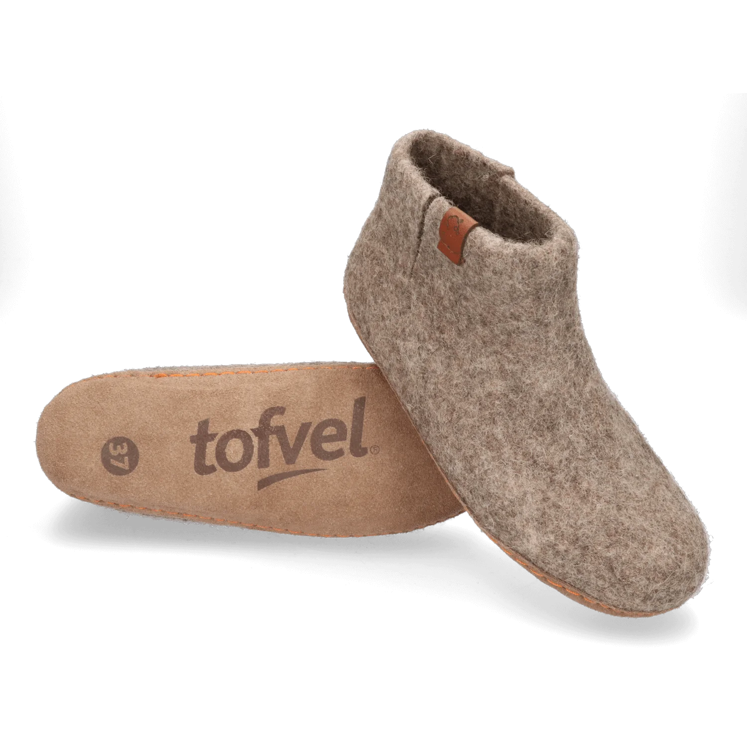 Tofvel Unisex Huissloffen Mula Marbled Brown