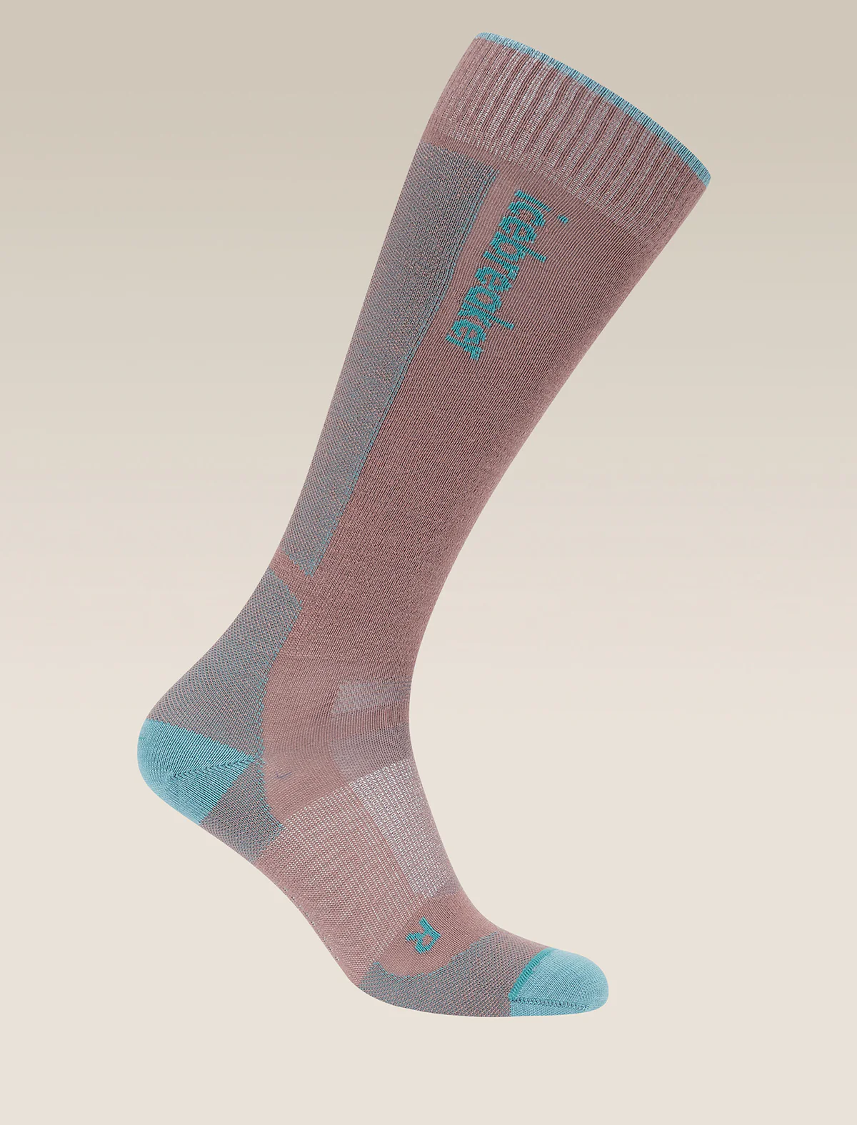 Icebreaker Dames skisokken Light Cushion Roze
